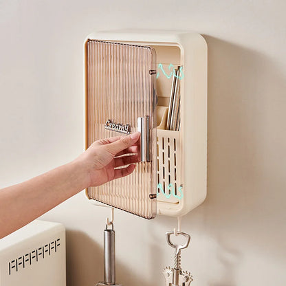 Wall Mounted Kitchen Utensils Box
