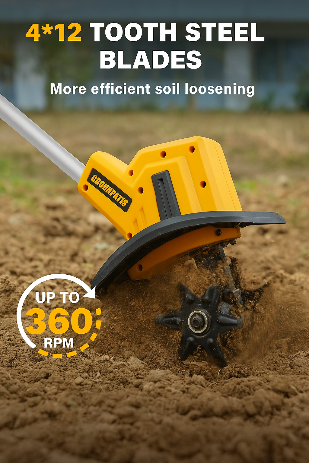 SoilPro 20V – Cordless Mini Tiller