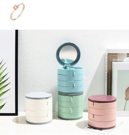 Rotatable Jewelry Storage Box