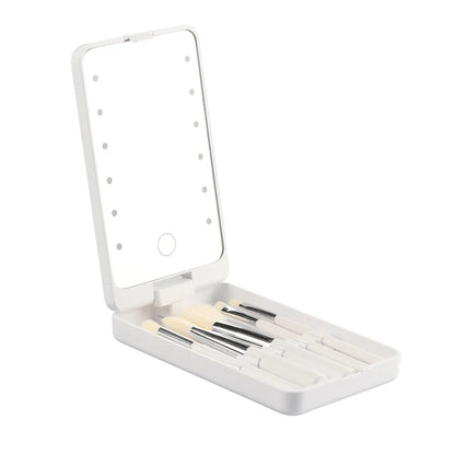 Travel Makeup Mirror w/ brush