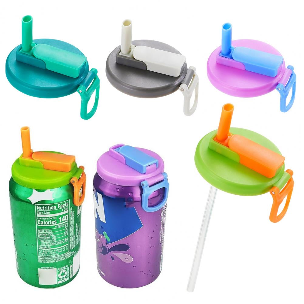 Spill-Free Soda Can Lids