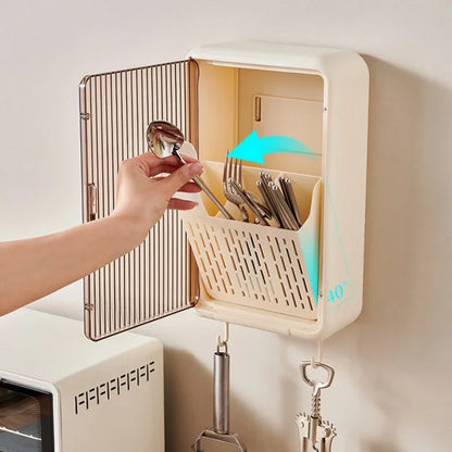 Wall Mounted Kitchen Utensils Box