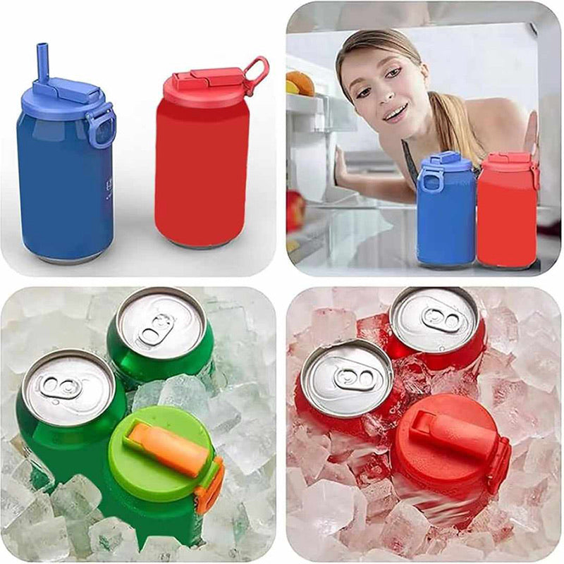 Spill-Free Soda Can Lids