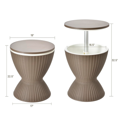 Ice Station Outdoor Adjustable Table
